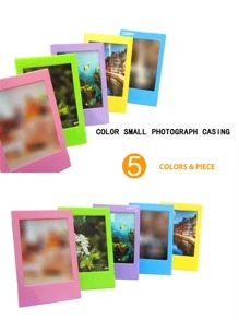 5 piezas Marco para fotos de plástico