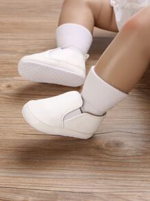 Infant Minimalist Slip On Shoes - White - View 7