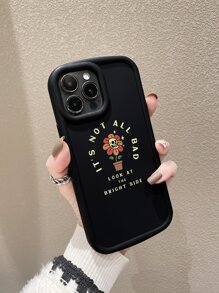 骷髏頭和字母圖案手機殼 - 彩色 - 查看 2