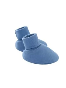 1入組嬰兒字母圖案帽和手套和襪子 - 藍色 - 查看 5