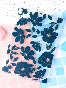 Ốp lưng trong suốt họa tiết hoa tương thích với iPad - Nhiều màu - Xem 5