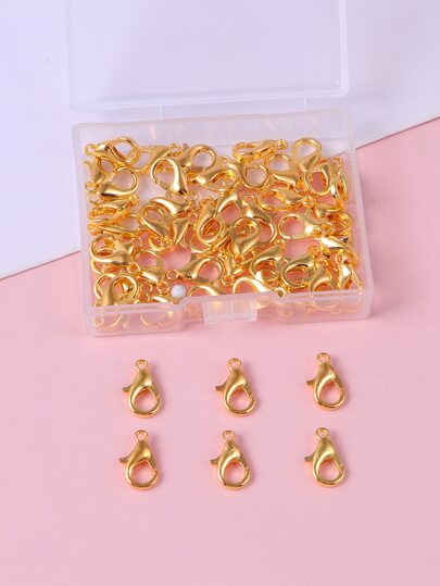 50入組鉤子扣,適用於手鍊、項鍊等首飾製作