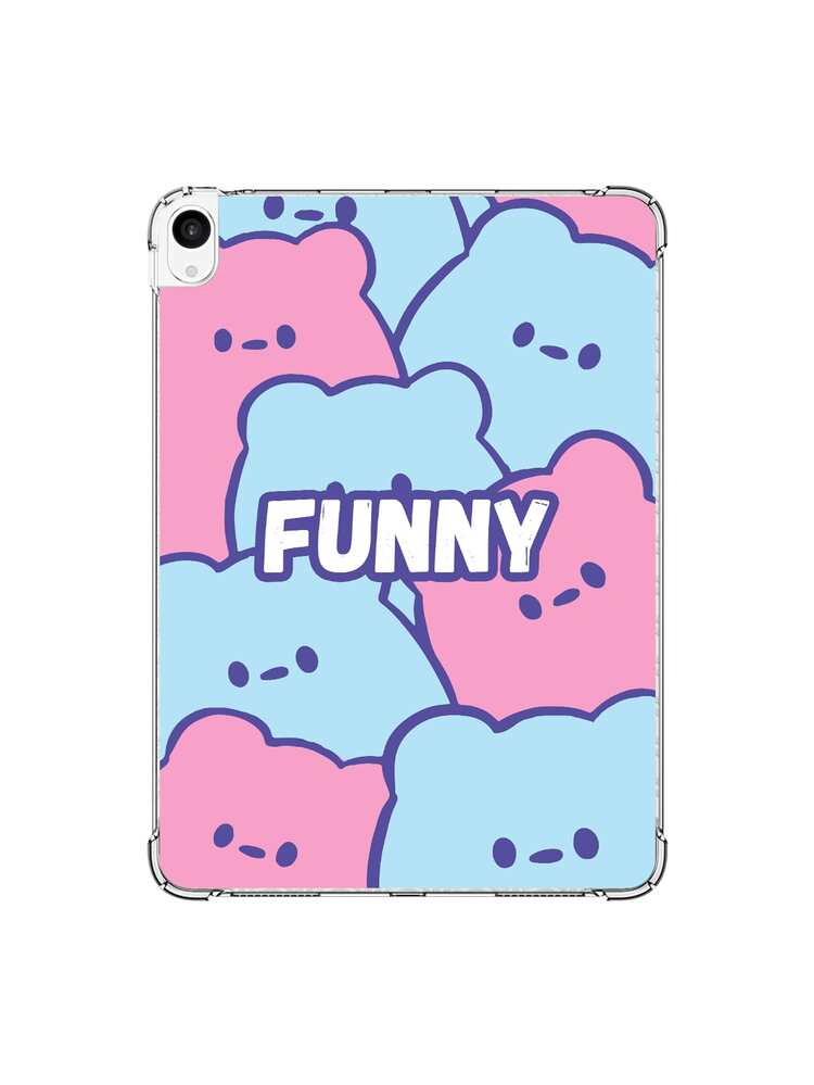 1入組熊和字母圖案殼套適用於華為MatePad - 彩色 - 查看 3