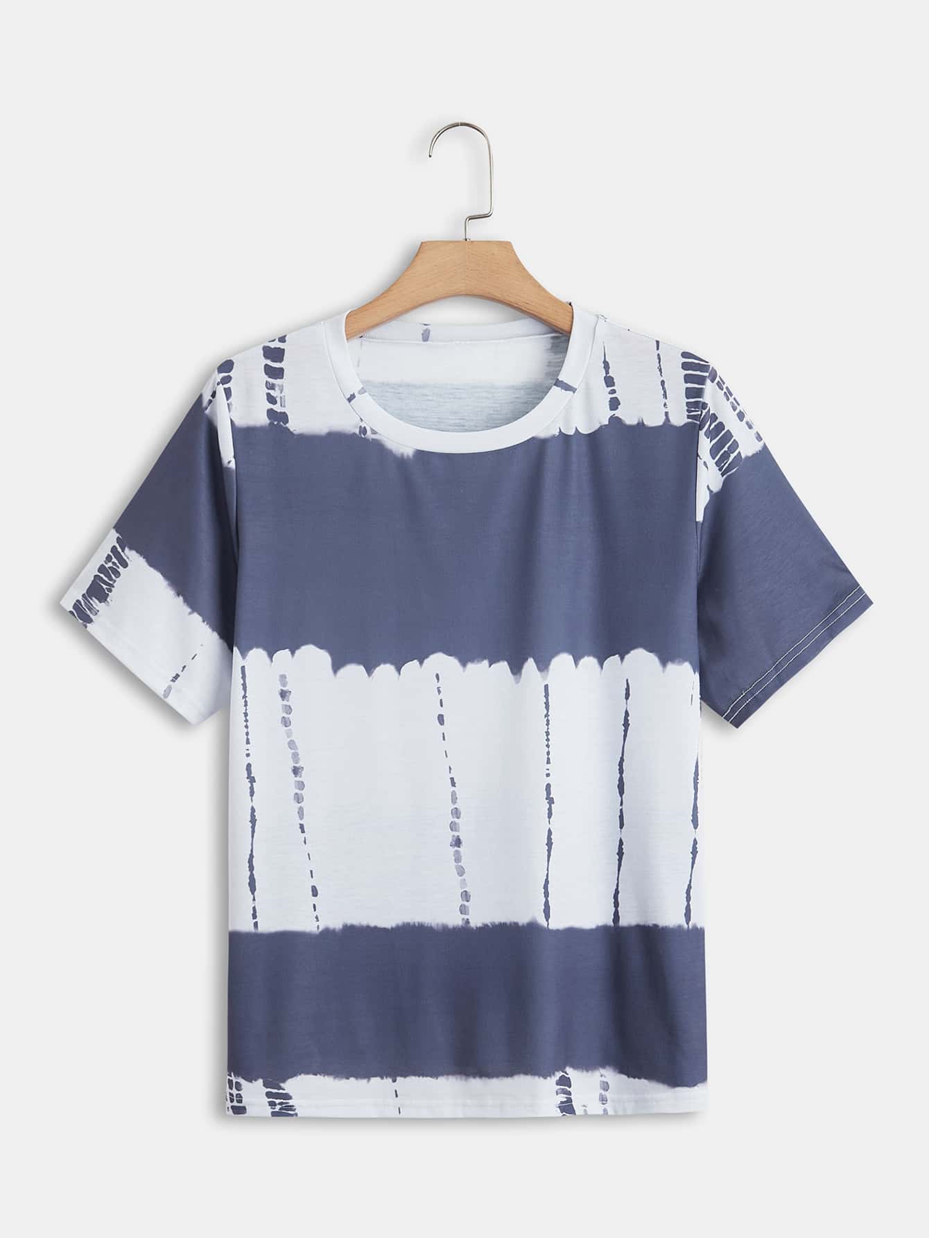 SHEIN LUNE Camiseta de tie dye - Multicolor - Ver 1