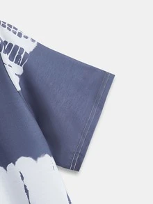 SHEIN LUNE Camiseta de tie dye - Multicolor - Ver 3