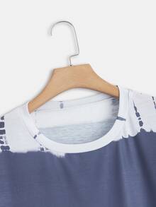 SHEIN LUNE Camiseta de tie dye - Multicolor - Ver 4