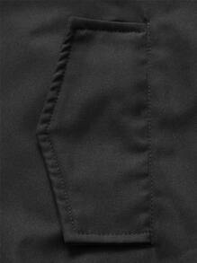 Manfinity Men Zip Up Bomber Jacket - Black - View 5