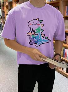 Manfinity Hypemode Tops Nam Hoạt hình Giải trí - Màu Lilac Tím - Xem 1