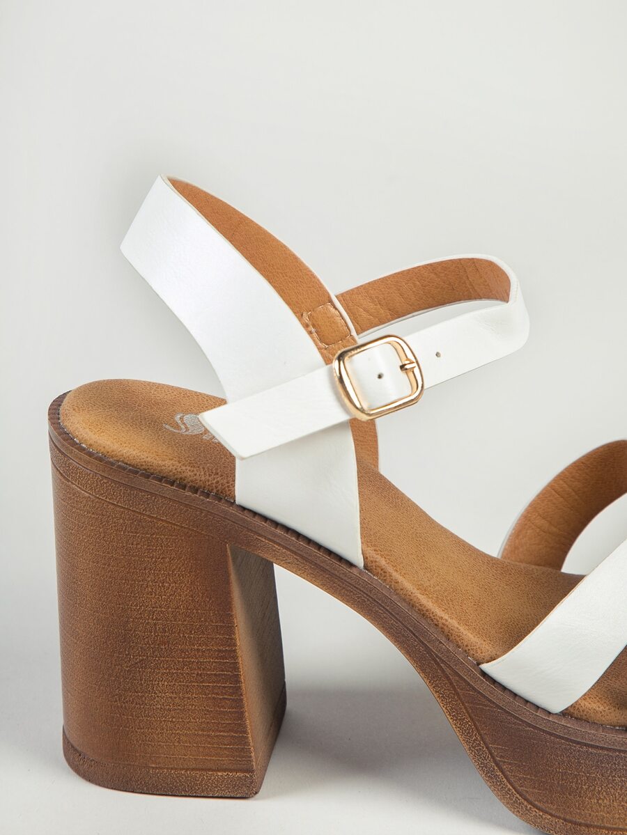 criss cross platform heels