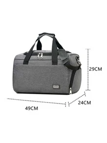 1 pieza Bolsa de entrenamiento minimalista - Gris - Ver 3