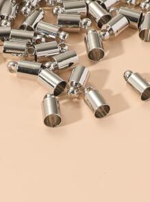 50入組扣飾DIY首飾配件 - 銀色 - 查看 2