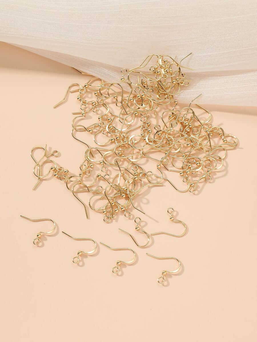 1入組DIY耳環配件 - 金黃色 - 查看 1