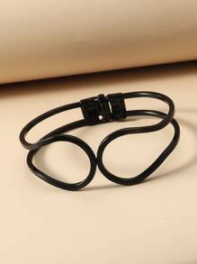 鏤空手鐲 - 黑色 - 查看 2