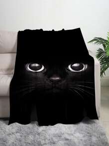 1pc Animal Print Blanket - Multicolor - View 1