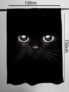 1pc Animal Print Blanket - Multicolor - View 4