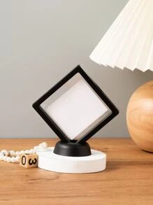 1入組塑膠幾何框架 - 黑色 - 查看 1