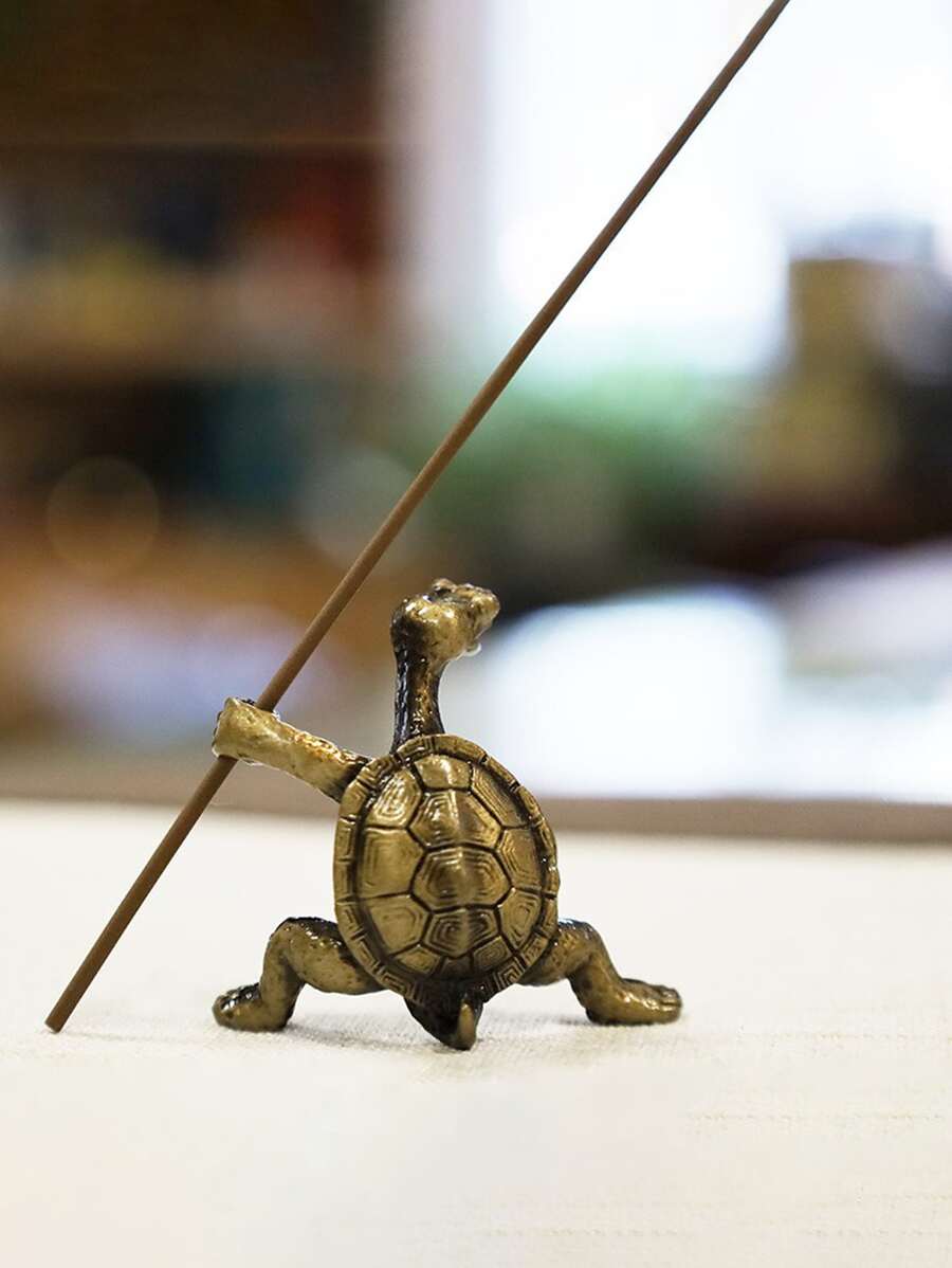 1入組龜設計香台 - 銅色 - 查看 1