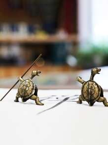 1入組龜設計香台 - 銅色 - 查看 3