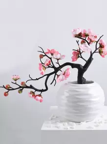 Nejlue Artificial Flowers/Plants1111 Home & Living 1 Nhân Tạo Hoa, Nhân Tạo Hoa Mai Nhánh Lụa Không Cần Nồi - Nhiều màu - Xem 2