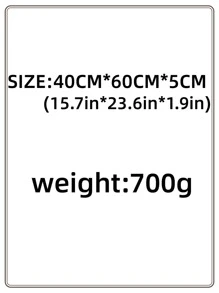 1入組圖形圖案床上用品枕頭 - 彩色 - 查看 2