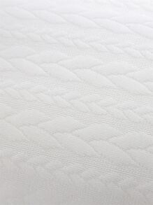 1pc Letter Patch Decor Pillowcase Without Filler - White - View 8