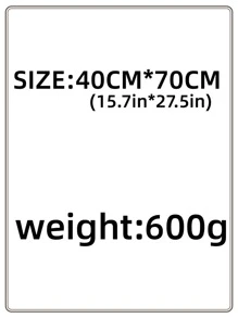 1pc Letter Patch Decor Pillowcase Without Filler - White - View 2