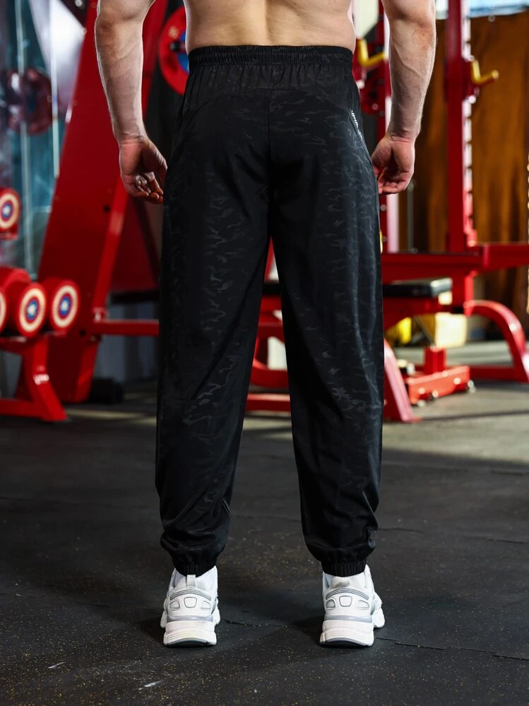 Pantaloni Jogging Uomo Invernali Imbottiti In Pile - Termici E Casuali Con Tasca Con Cerniera E Vita Regolabile