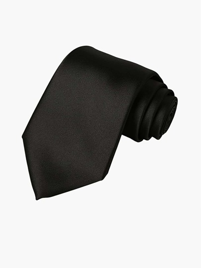 1pc Men Solid Tie For Daily Life Casual Simple Tie Men Necktie