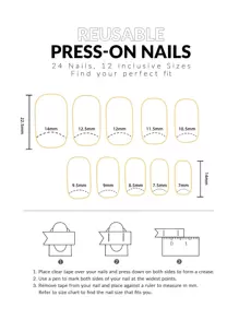Upgrade Your Look with 24pcs Long Square Brown Solid Glitter Fake Nail & 1sheet Tape & 1pc Nail File - Purple - View 4