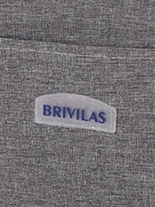 1pc Letter Patch Decor Lunch Bag - Grey - View 4