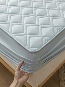 Quilted Detail Fitted Sheet Set Without Filler - Multicolor - View 10