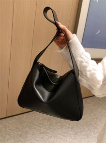 Women's Simple Shoulder Casual Bag - Black - View 2