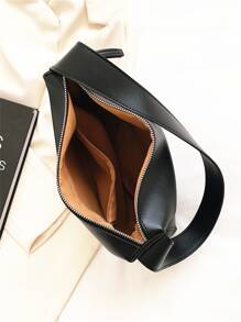 Women's Simple Shoulder Casual Bag - Black - View 3