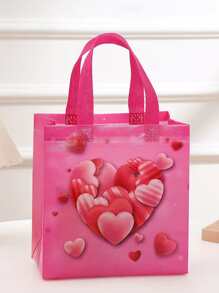 2pcs Heart Pattern Gift Bag