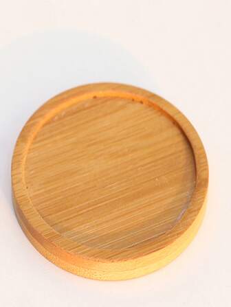 1入組圓形竹子託盤
