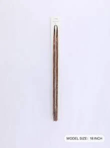 6 gói phần mở rộng tóc tổng hợp thẳng trung bình - Cà phê nâu - Xem 4