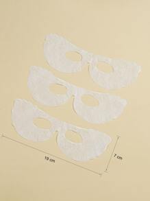 Eye Facial Sheet Sticker, Disposable Eye Facial Sheet Silk Eye Sticker, Hydrotherapy Wet Compress Eye Skin Care - White - View 4