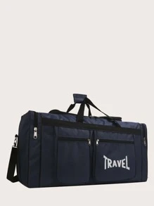 Outdoor Travel Bag, Large Capacity Duffle Bag For Business Travel - Blue - View 5