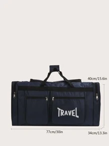 Outdoor Travel Bag, Large Capacity Duffle Bag For Business Travel - Blue - View 6