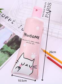 1pc Unicorn Pattern Random Pencil Bag - Multicolor - View 5