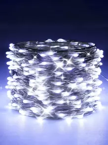 1入組10/20/30LED1/2/3m裝飾燈串現代創意燈串適用於室內室外婚禮派對裝飾 - 白色 - 查看 4