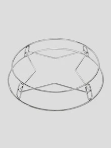 1pc Stainless Steel Anti-scalding Rack - Silver - View 3