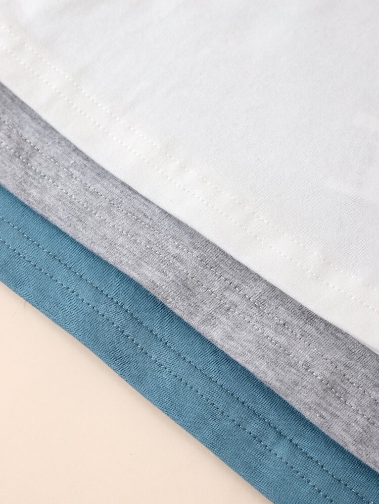 Baby Boy 3pcs Patched Pocket Tank Top