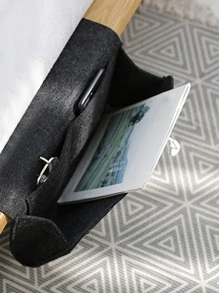 1 túi treo đầu giường - màu đen - Xem 3