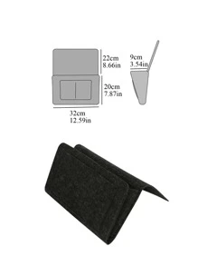 1 túi treo đầu giường - màu đen - Xem 4