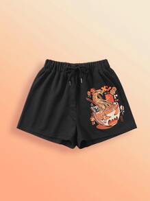 Ilustrata J-Fashion Shorts mit Ramen Muster