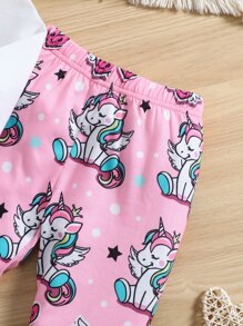 Bộ thời trang bé gái Xù Hoạt hình Giải trí - Nhiều màu - Xem 6