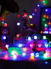 BASIC LIVING Đèn dây 1pc với bóng đèn hình 10 chiếc - Nhiều màu - Xem 4