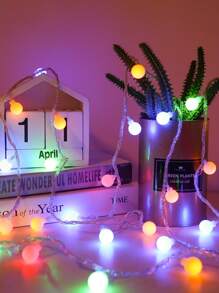 BASIC LIVING Đèn dây 1pc với bóng đèn hình 10 chiếc - Nhiều màu - Xem 6