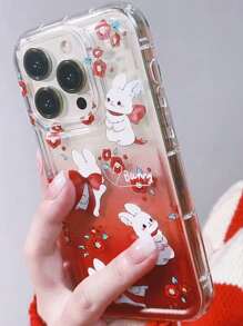 Coque de téléphone portable dessin animé à motif de lapin - Multicolore - Voir 3
